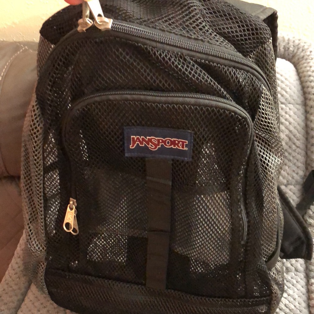 Jansport Mesh SeeThrough Backpack First EditionHigh… Gem